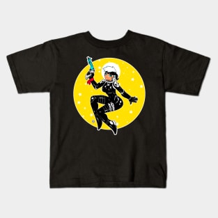 Space Pirate Girl Kids T-Shirt